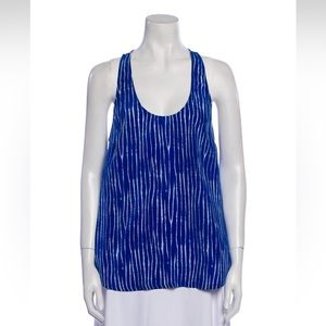 Joie silk striped tank top